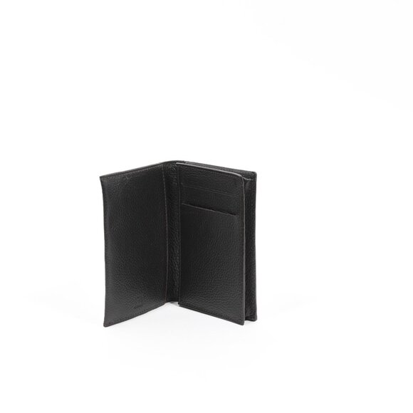 Dunhill Black Leather Textured Card Wallet Bifold – New with Box - Picture 3 of 9